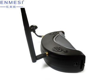 Kacamata Video FPV yang Dapat Disesuaikan 5.8Ghz 40CH, Kit Quadcopter FPV yang Dipasang di Kepala