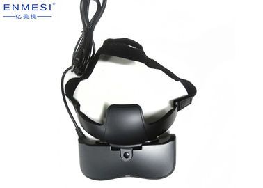 200 Inch Helm Head Mounted Display 3D Dengan Layar Besar Resolusi Tinggi HDMI