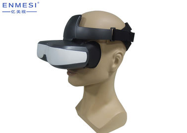 200 Inch Helm Head Mounted Display 3D Dengan Layar Besar Resolusi Tinggi HDMI