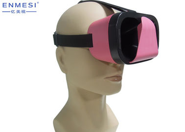3D Smart VR Box Kacamata Virtual Reality Aspherical PMMA Dual Lens Untuk Video / Game