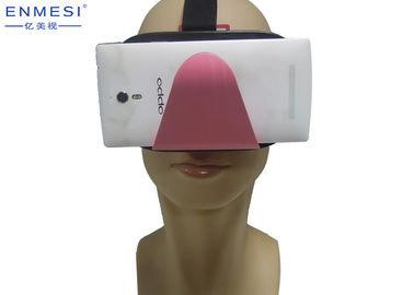 Kacamata Realitas VR 3D Kustom, Lensa Realitas Virtual yang Dipasang di Kepala Tampilan VR BOX