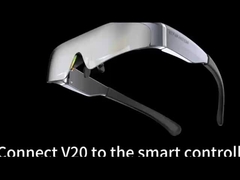 2000 Nits OLED HDMI 200 Inch AR Smart Glasses Resolusi 1920x1080