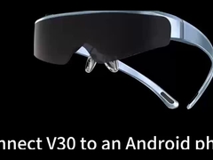 ENMESI V30 AR Kacamata Pintar Antarmuka USB-C 1920 * 1080 Resolusi Kacamata 3D