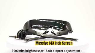 Kacamata AR Raksasa 143 Inci 1080p HDMI
