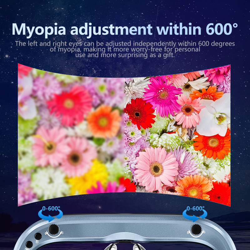 Kacamata pintar USB-C AR dengan 1800 Nits FOV besar 43 ° 1080P 60Hz OLED Head Mounted Display