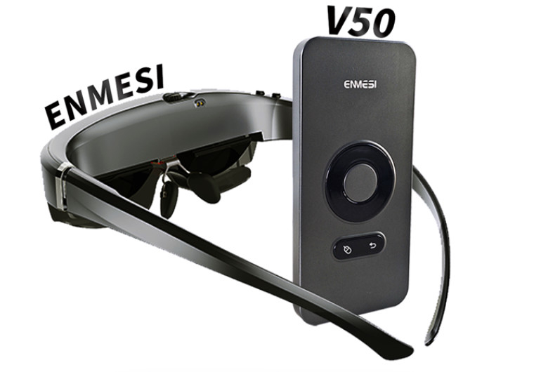 1920 * 1080 Resolusi OLED 3000 Nits Portable Screen AR/VR Smart Glasses Dengan Android 11