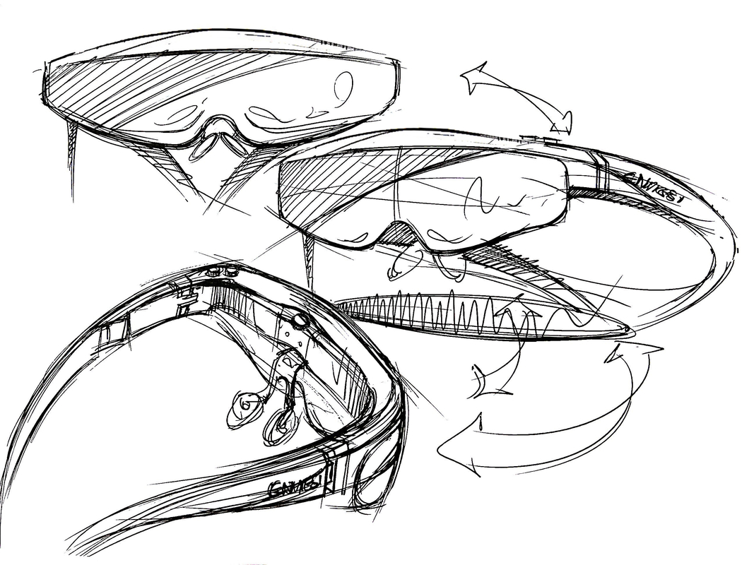 ENMESI V50 AR/VR Smart Glasses OLED 3000 Nits 1080P Head Mounted Display Dengan USB-C