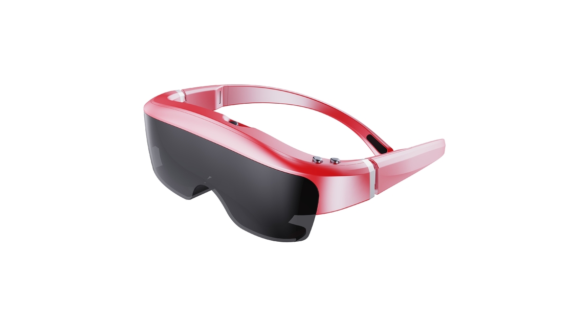 1920 * 1080 Resolusi OLED 3000 Nits Portable Screen AR/VR Smart Glasses Dengan Android 11