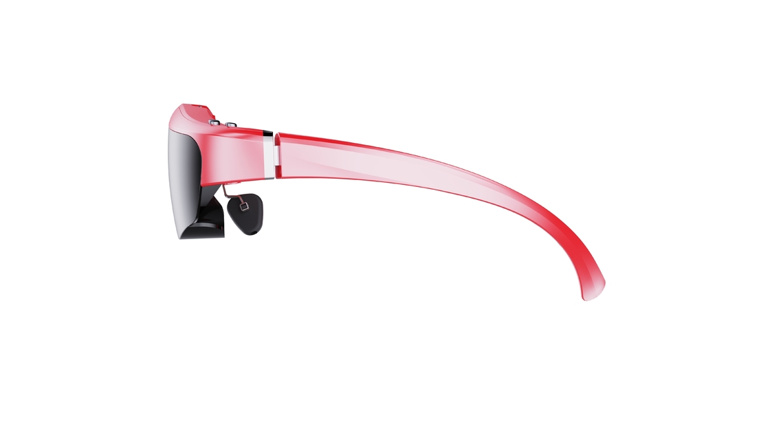 1920 * 1080 Resolusi OLED 3000 Nits Portable Screen AR/VR Smart Glasses Dengan Android 11