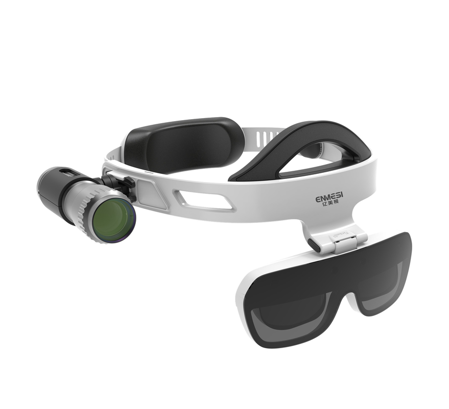 1920 * 1080 * 2 RGB 50CM - 300M IP67 Waterproof Night Vision Glasses Untuk Berburu