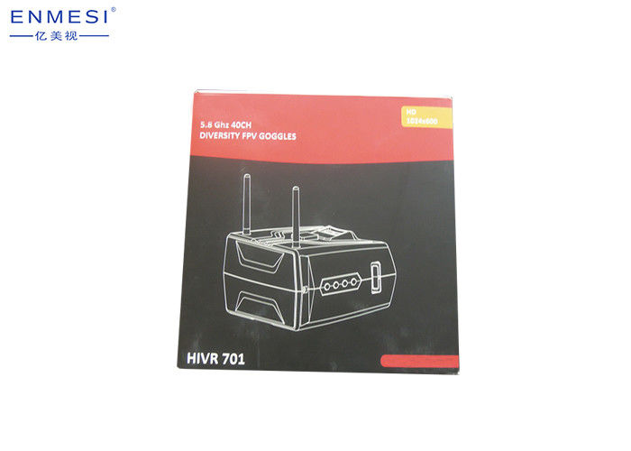 7.0 Inch 5.8G HDMI FPV Goggles 40CH Diversity Resolusi Tinggi Dengan AV In