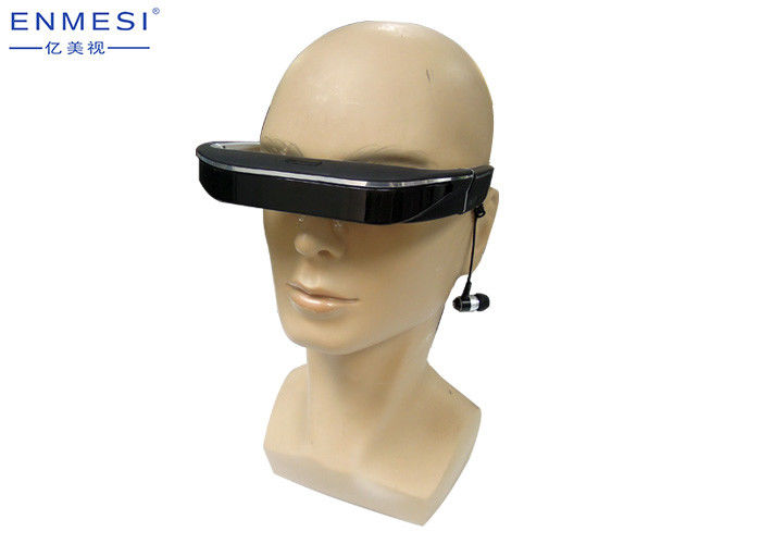Android 5.1 HD Mobile Theater Video Glasses 2 Layar LCD Nyaman Resolusi Tinggi