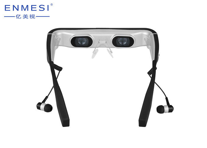 Android 5.1 HD Mobile Theater Video Glasses 2 Layar LCD Nyaman Resolusi Tinggi