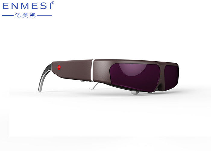 Wireless Wifi Virtual Reality Personal Movie Theater Glasses 2 Layar Untuk Android 4.4