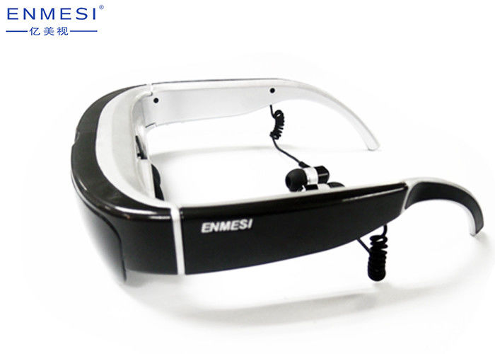 Wireless Wifi Virtual Reality Personal Movie Theater Glasses 2 Layar Untuk Android 4.4