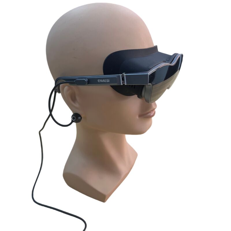 ENMESI V60 AR Smart Glasses dengan Resolusi 70° FOV 1080P dan Head Mounted Display dengan Konektivitas USB-C