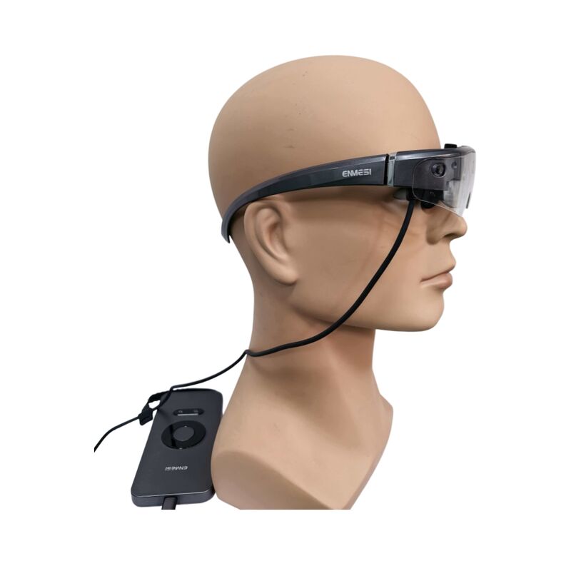 ENMESI 1920*1080 Resolusi 43° FOV AR Smart Glasses dengan Kamera 13 MP dan Pengaturan Diopter