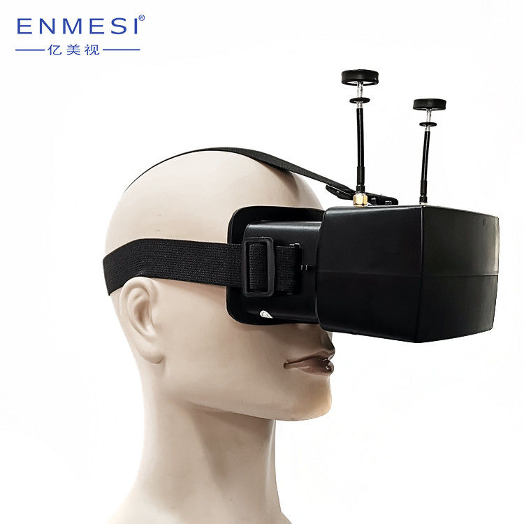 5.8G AV DI Mini FPV Drone Goggles 4.3 Inci 0/120 FOV 480 * 272 Kacamata Video