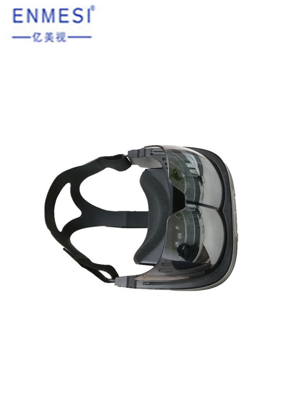 Fleksibel AR Smart Glasses AMOLED 1080P Display VR FOV 84 Derajat 64G ROM Jenis Video 3D