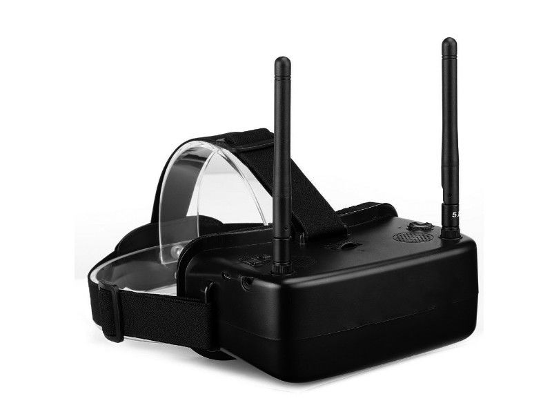 480 × 360 Pix AV DI FPV Goggles Layar Teropong Mini 2 Inci 48 Saluran
