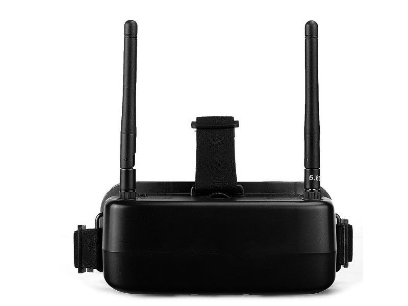 Adjustable IPD FPV Drone Video Goggles TFT LCD Two Display 2 Inch 5.8G Frequency