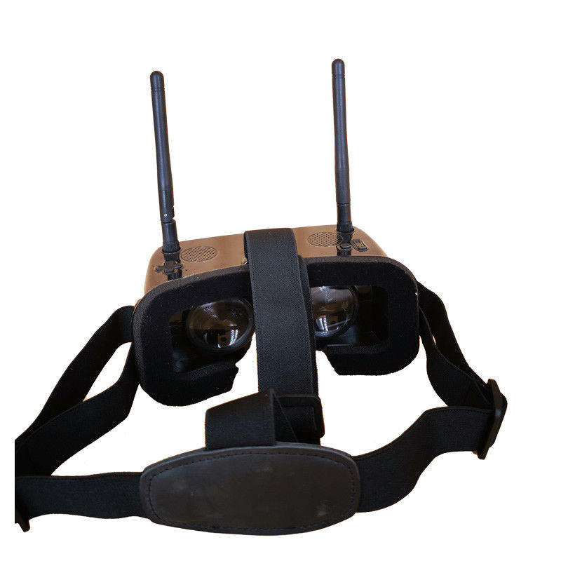 Mini 2 Inch Screen 120 Degree FOV FPV Kacamata Dengan 48CH Receiver dan 1000mAh Baterai