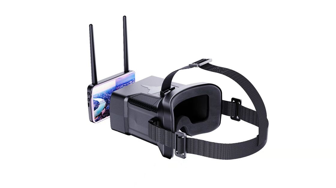 0-120 derajat FOV 48 Saluran TFT Screen Kacamata FPV untuk Drone dengan layar 4,3 inci