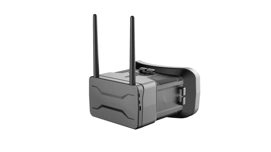 0-120 derajat FOV 48 Saluran TFT Screen Kacamata FPV untuk Drone dengan layar 4,3 inci