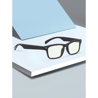 Matte Black BT5.0 Kacamata Bluetooth Pengisi Daya Magnetik 100mAh Untuk IOS Dan Android
