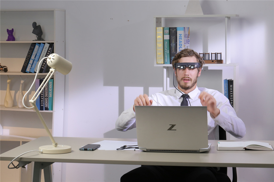 Private Theater 3D VR Smart Glasses Untuk Game / Film Bahan ABS