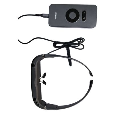 ENMESI 1920*1080 Resolusi 43° FOV AR Smart Glasses dengan Kamera 13 MP dan Pengaturan Diopter
