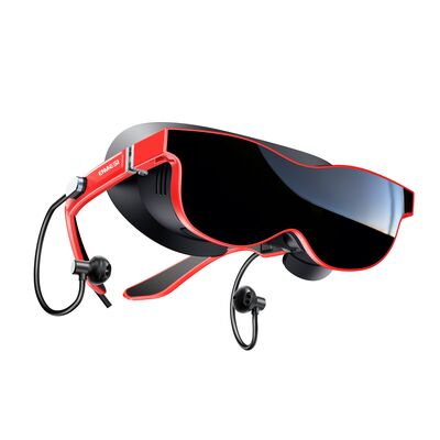 1080P Resolusi 70° FOV VR Smart Glasses dengan Diopter Adjustment dan Magnetic Earphones