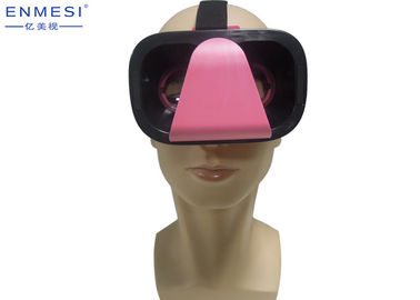 Ponsel VR Smart Glasses Aspherical PMMA Lens 4.5-6 Inch ABS Material Untuk Game