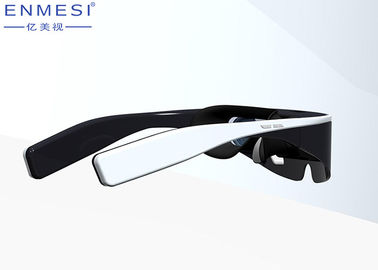 2 Juta Piksel Kamera Kacamata Cerdas Layar LCD TFT 0.32 &quot;Dengan WIFI Bluetooth
