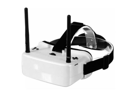 480 × 360 Pix AV DI FPV Goggles Layar Teropong Mini 2 Inci 48 Saluran