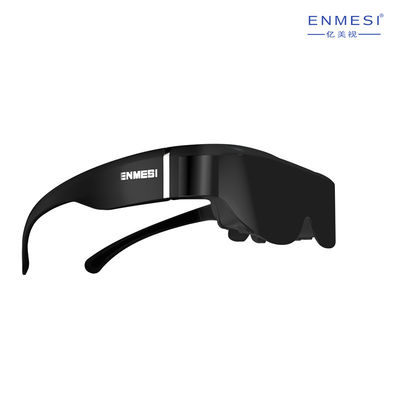 Ukuran Virtual 200 Inch VR Glasses3860 PPI LCOS FOV Head Mounted Display Dengan WIFI
