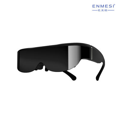 Kacamata Realitas Virtual 3D 40° FOV Head Mounted Display LCOS USB C Input Kacamata Pintar