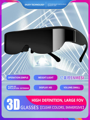 Kacamata VR Layar HMD 1280*720 1.7W 4000mAh 3D Smart Video Glasses