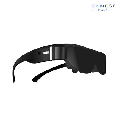 ENMESI 200 Inch LCOS 40° FOV 1280x720 Kacamata Realitas Virtual 3D 1.65W