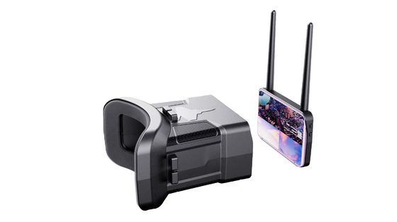 ENMESI Kacamata FPV TFT 4,3 Inci dengan Resolusi 480x272 dan 48 Saluran untuk Terbang Drone yang Imersif